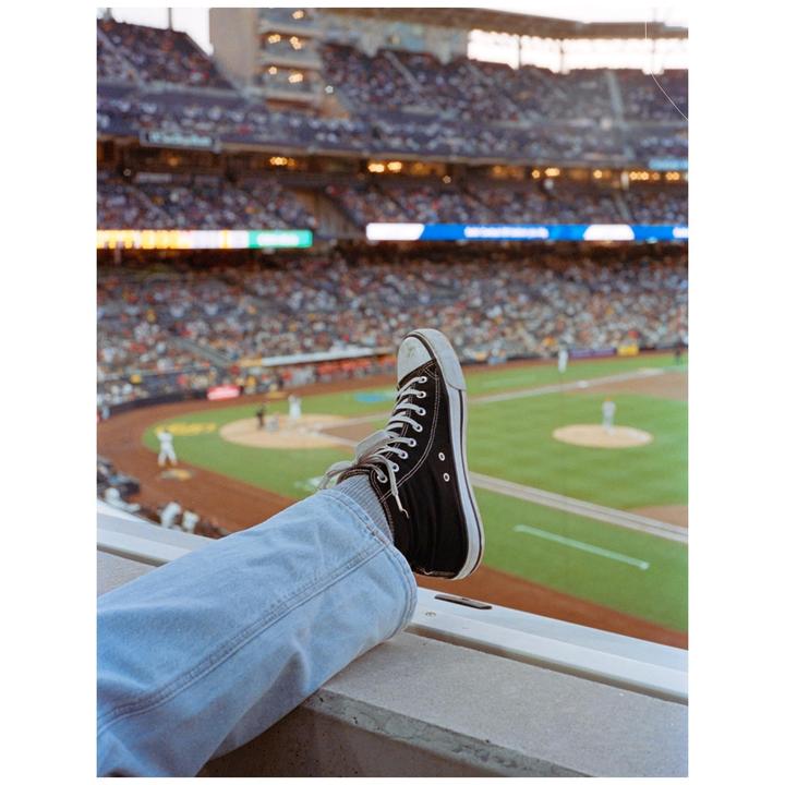 Kicking off baseball night at Petco Park