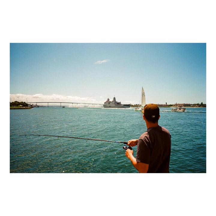 Artemis Crew Return; Waterfront | Leica MP, 28/2.8, 50/2, Fuji 400