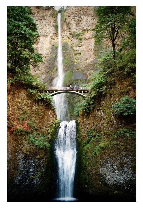 Multnomah Falls [Nikon f3, 28mm f2.8 Ai-S, Gold 200]