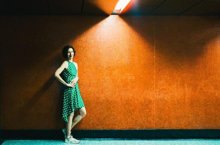 North Point with Yuliia [Canon 1V + 35/1.4L | CineStill 800T]