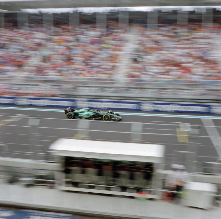 Miami Grand Prix [Yashica Mat/Olympus XA2, Cinestill 400 + 800, Kodak Ektar)