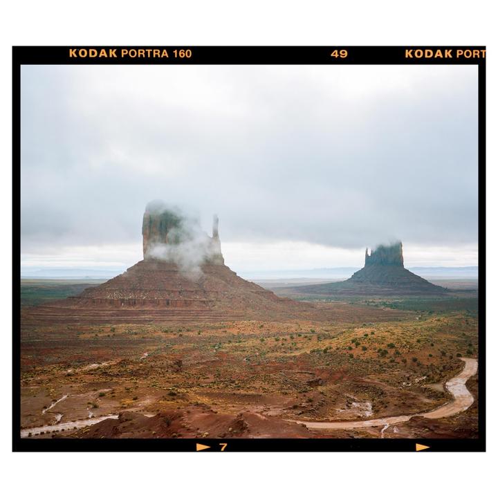 Moody Monument Valley [Fujifilm GW670III, fixed 90mm, Portra 160]
