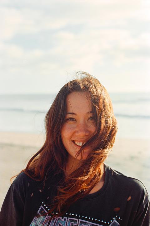 Captured this as she turned to look at me | Canon F-1 50mm | Portra 400