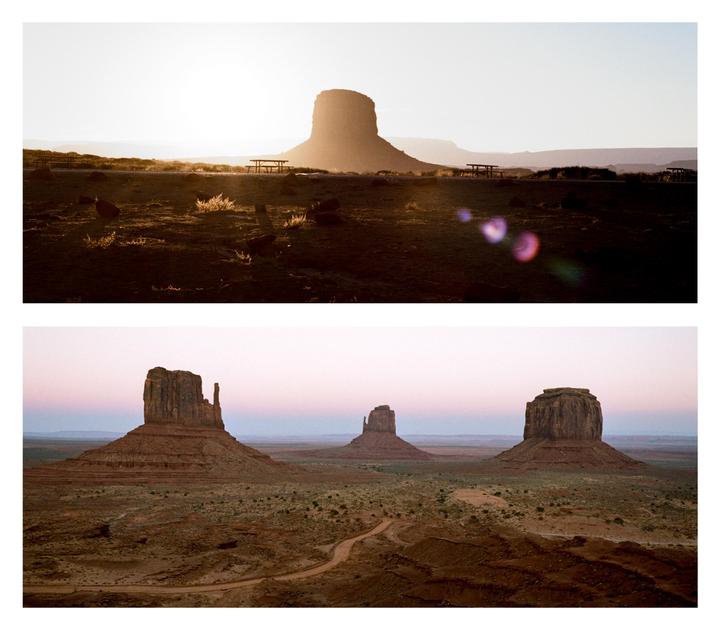 Monument Valley Sunset [EOS-1V, Portra 160, 16-35 f/2.8 III]