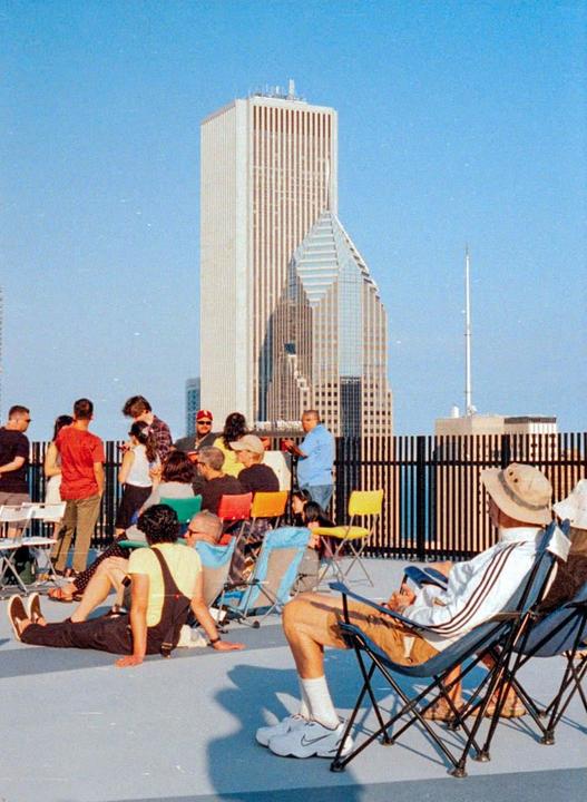 Rooftop party [PenFT | 38mm | Kodak Vision 3 250D]
