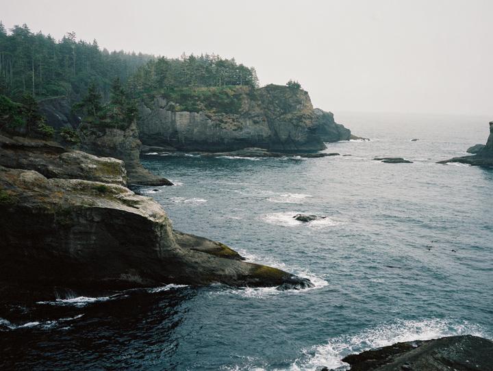 GA645 | Portra 400 | Fog and Rain at Cape Flattery