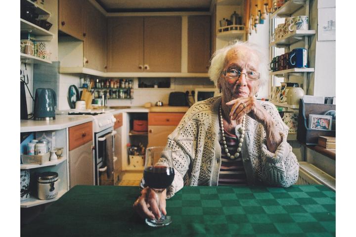 Portraits of my grandmother, Kodak Gold 200, Olympus OM-1