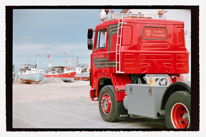I just like red trucks | Nikon F100 | Santacolor 100