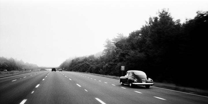 The Open Road at Dawn [Olympus 35 RC, Foma 100]