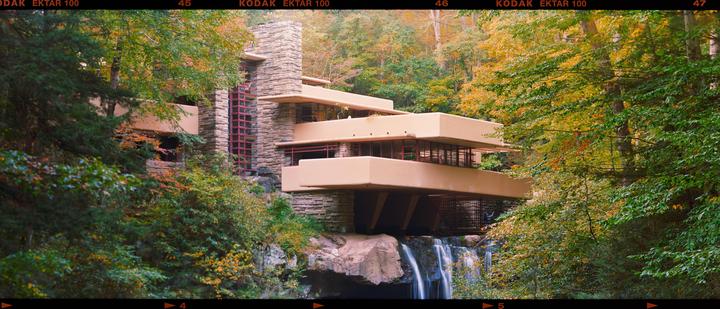 Fallingwater [Kodak Ektar 100 | Intrepid 4x5 | DAYI 6x17 back | Fuji 210mm f5.6]