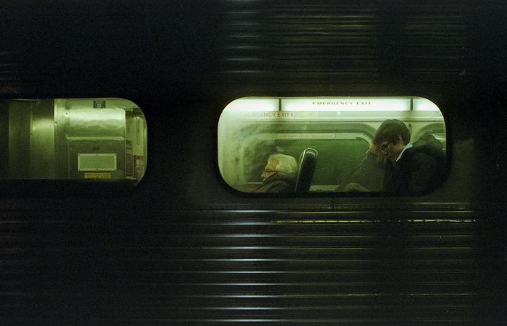 work commutes | canon rebel 2000 | Fuji 400