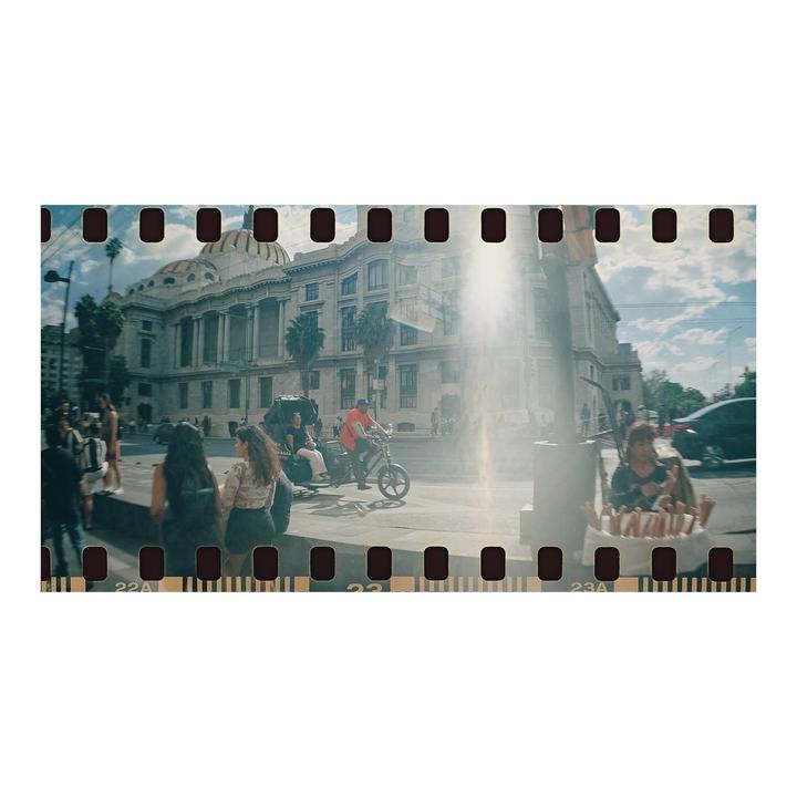 Panorama in Mexico City [Lomo sprocket rocket. Lomo 400]
