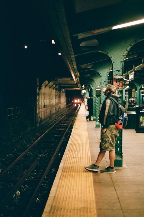 Brooklyn 9th ave Subway station, Minolta SRT 201, Rokkor-X PF 50mm 1.7, Kodak porta 400