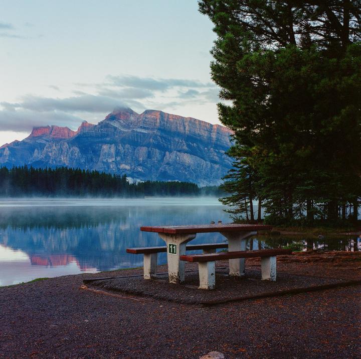 Morning in Banff (Hasselblad 501cm, 80mm Cb, Portra 160)