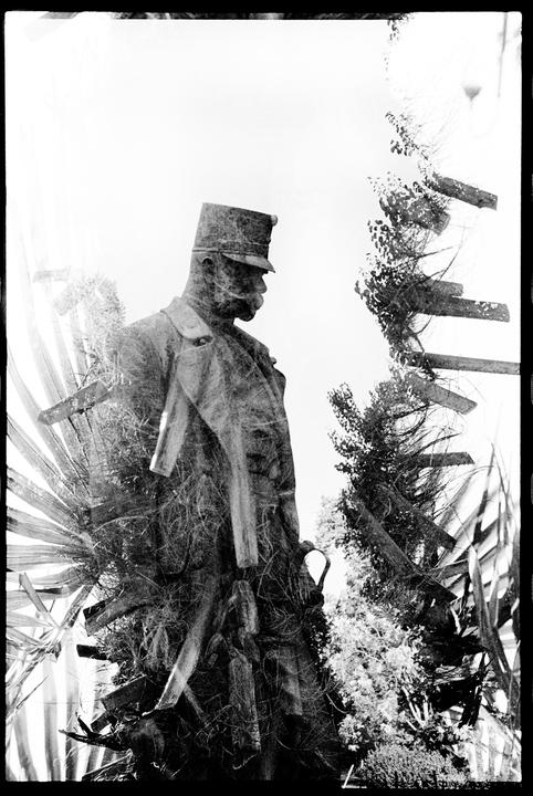 Chaos of war [ Minolta XD7, MD 50mm f/1.7, kentmere 400, double exposure ]