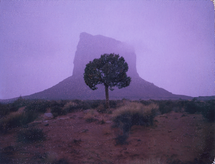 I saw God in Arizona [Expired Polaroid 689, Polaroid Land 180, Toiminon 114mm f/4.5]