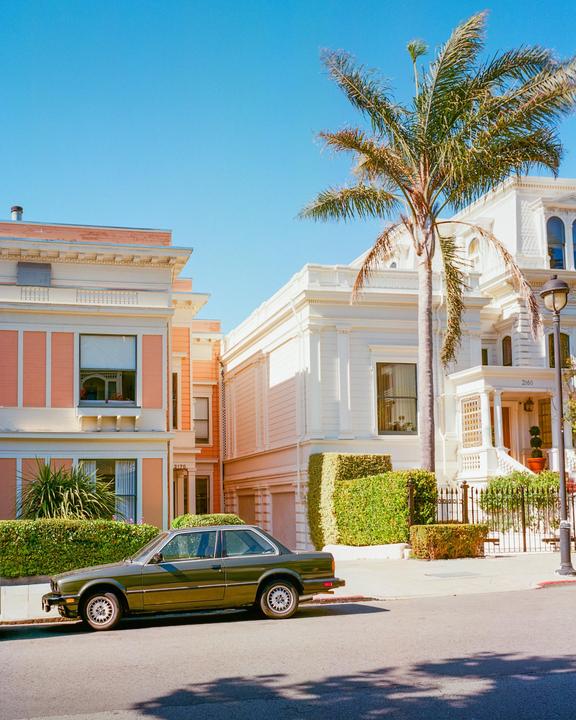 neighborhood walks, Mamiya7+65mm f4, Portra400