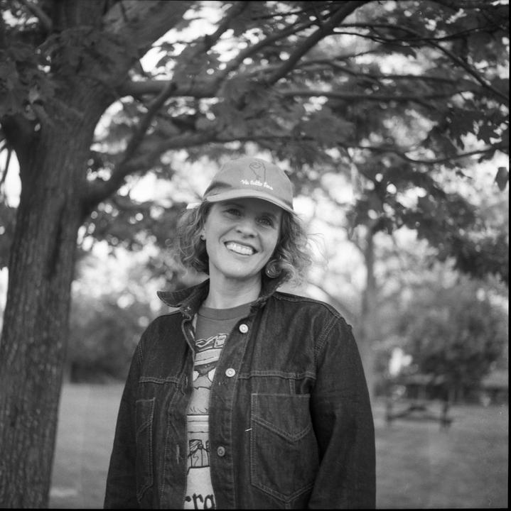 My wife. Processed and scanned by me.  Specs in body text.