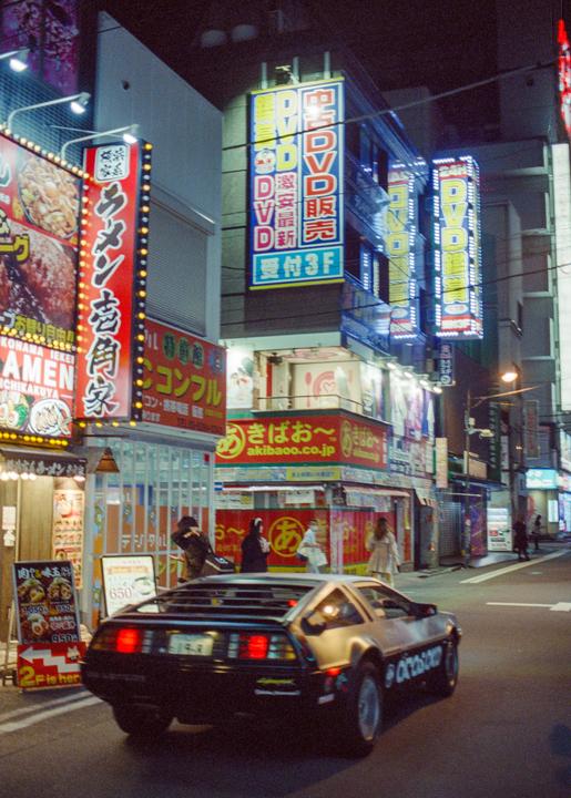 I stepped outside of an arcade to get some air and this pulled up (Kodak 500t, Nikon f3, 40mm)