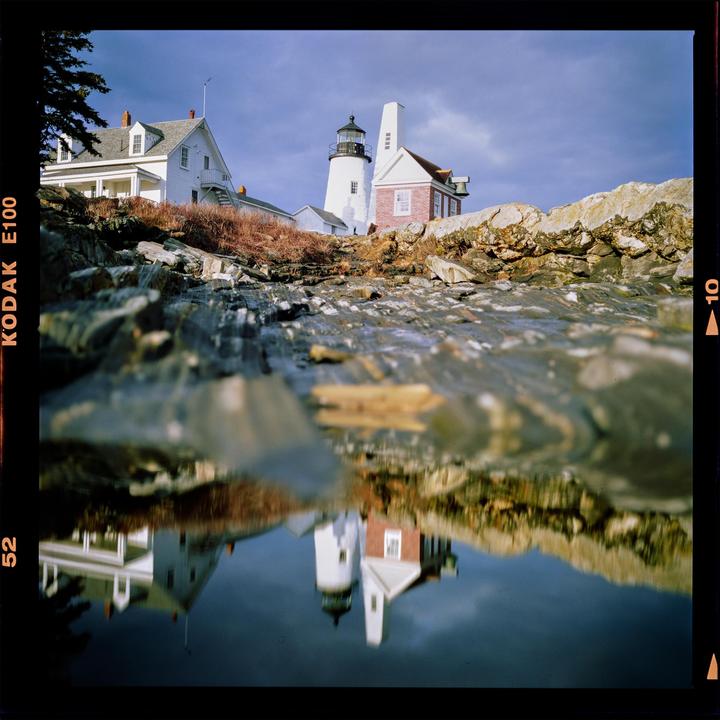 Pemaquid Reflections [Hasselblad 500C/M | 80mm | Kodak Ektachrome 100]