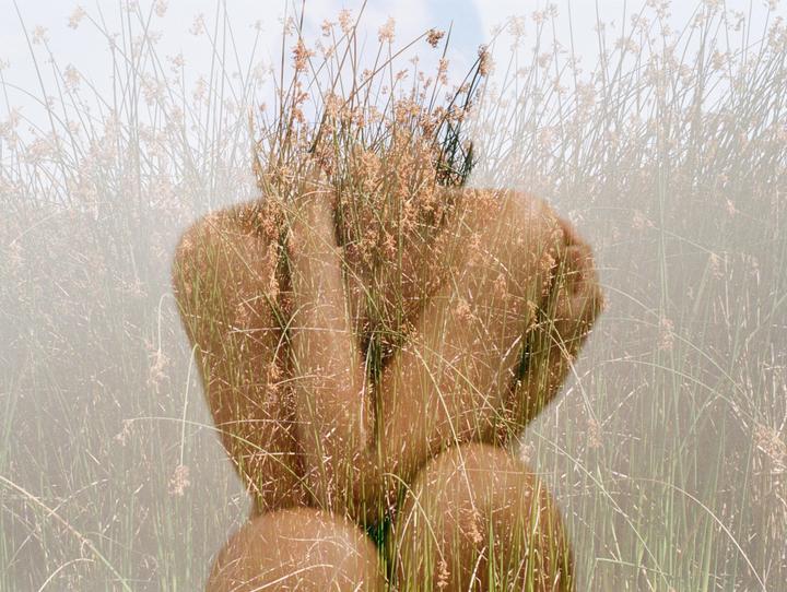 Lost my head again - Double exposure self portrait. Pentax LX/43mm/Kodak UltraMax 400