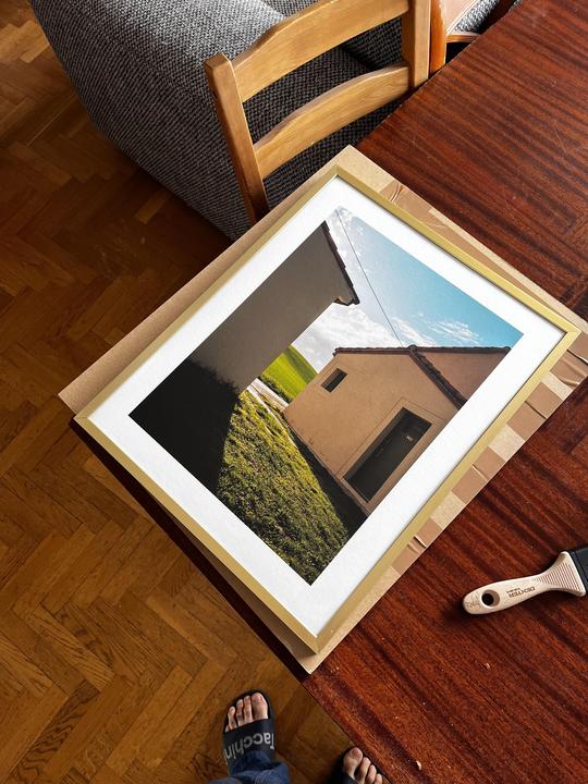 First print on fine art paper