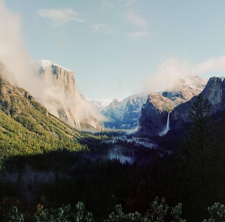 Yosemite on New Year's Day (Mamiya C220 - 55mm 4.5 - Portra 400)