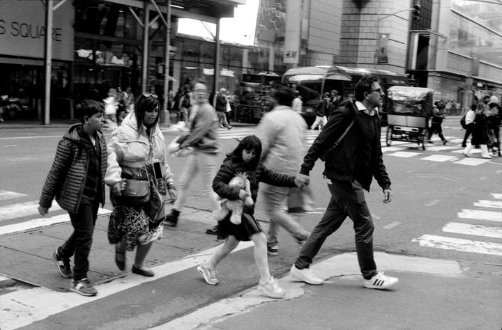 Times Square? [Ilford Ortho Plus @ 200]