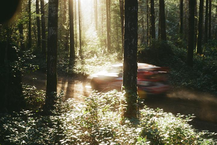 Rally racing in the Olympic Peninsula  •  Canon F1n, 50mm f1.4, Gold 200
