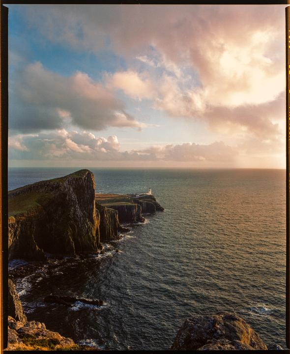 Neist Point - Isle of Skye, Scotland. Bronica GS-1 65mm f/4. Fuji Pro400H