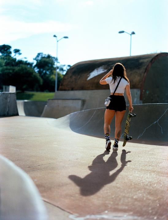 Skater Shadows | Pentax67 | Vision3 50D
