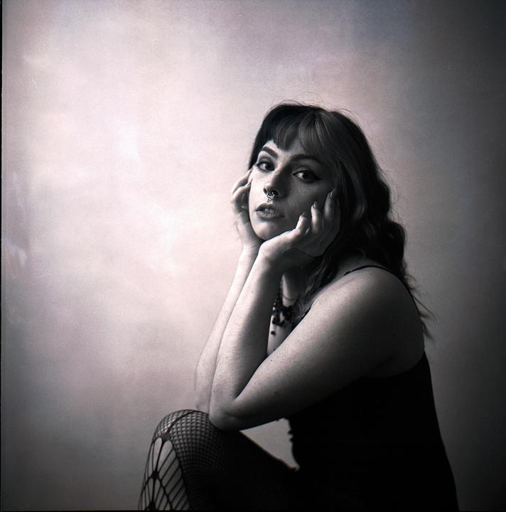 Tried actual studio lighting/flash for the first time, was fun! || 📸 Rolleiflex 3.5A // 🎞️ Ilford Delta 100