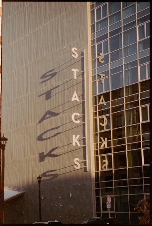 STACKS on STACKS on ƧTAƆꓘƧ [Olympus OM2n, Zuiko 85mm f2, Expired Kodak Gold]