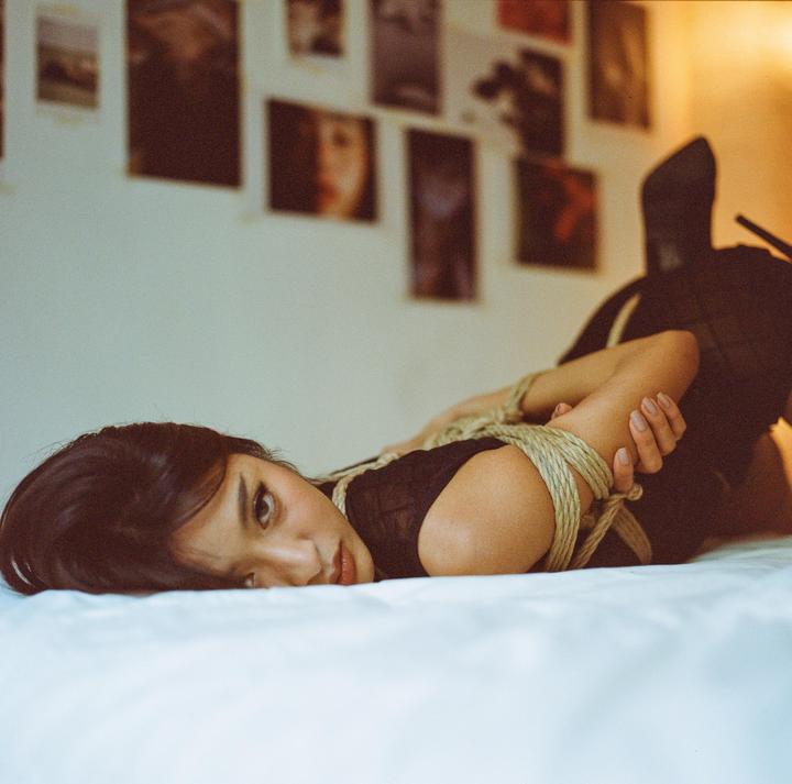 A few shots of shibari art from my Hasselblad 503 [80mm/2.8 CF, Lomo800]