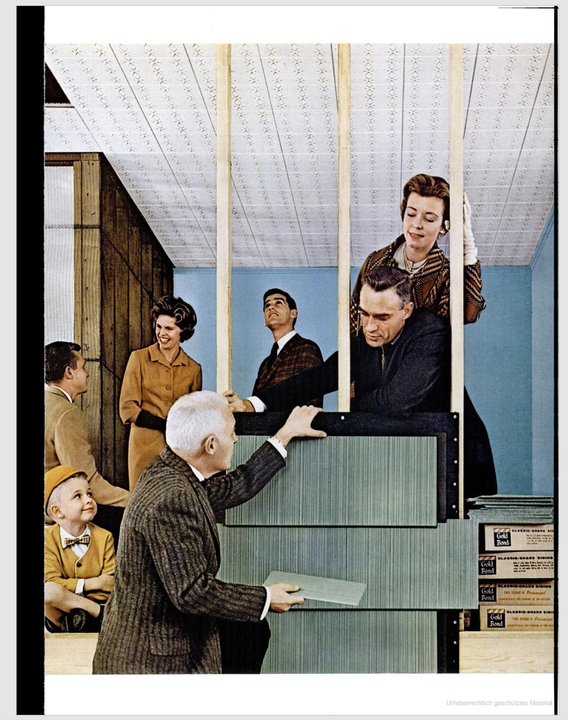 Can someone tell how this is made? The picture is from Life Magazine 1963.