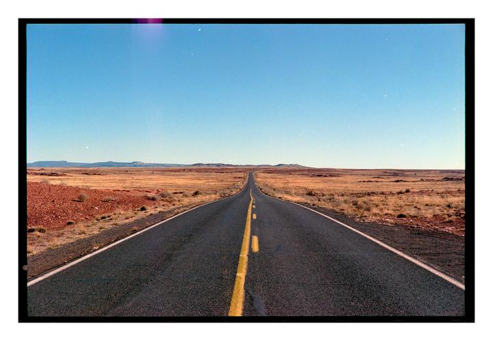 Open Road - Konica Autoreflex TC, 50mm 1.4, Fuji Superia 400