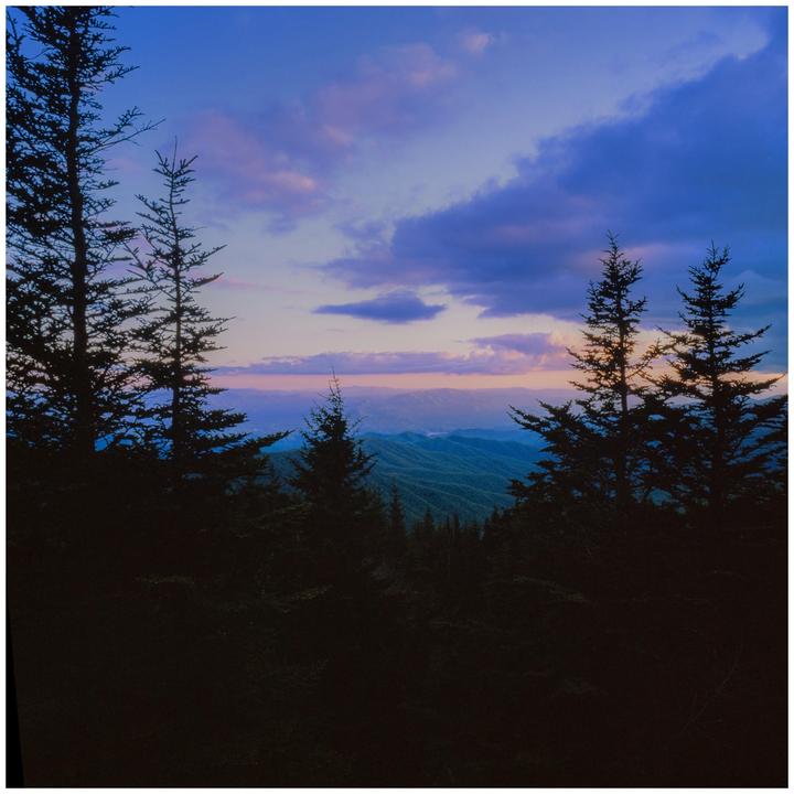 Smoky Mountain Sunset | Hasselblad 903SWC | Velvia 50