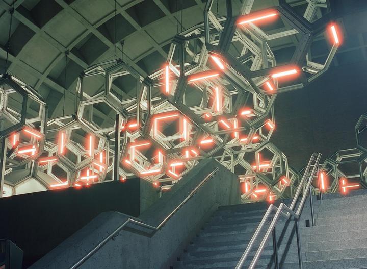 Transit Station | Pentax 645 | Cinestill 800T