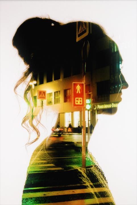 Double exposure experiment n.3, Voigtlander Besssa R2a, Kodak Color plus 200