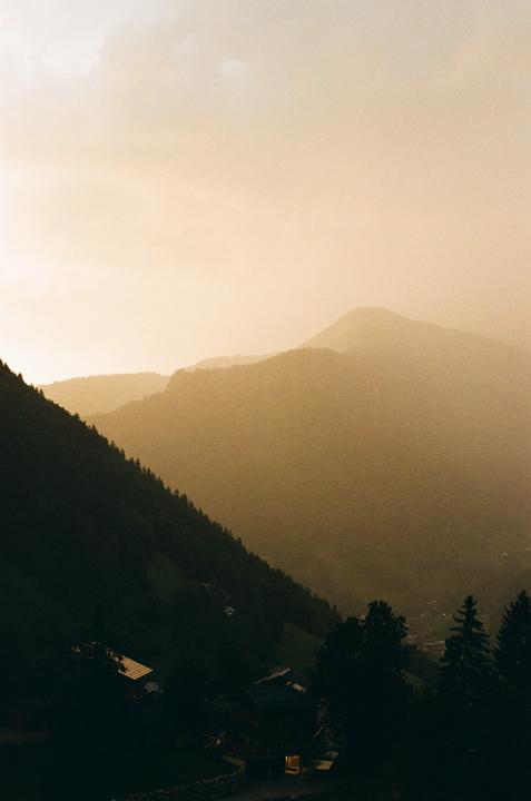 summer in the french alps | olympus om-2n | kodak gold
