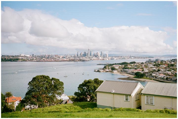 Auckland, New Zealand [Contax T2 (1), Yashica T4 (2,3), Leica M6 + Voigtlander Ultron 28mm f2 (4,5), Unknown Film]