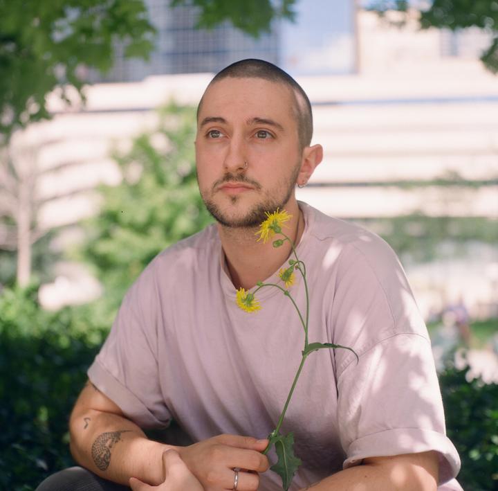 Myself. Yashica Mat 124g. Kodak gold.