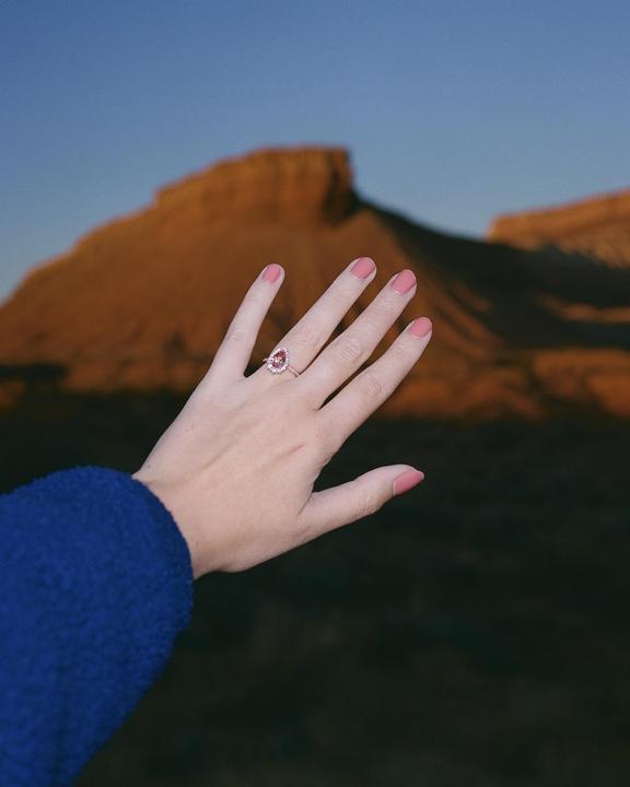 Got Engaged in Zion NP // Fuji GA645 Pro Portra 400