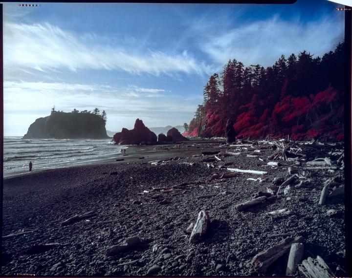 Ruby Beach [Linhof Master Technika, Schneider Super Symmar 110mm f/5.6 XL 105°, Aerochrome]
