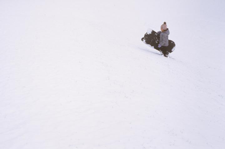 Sledding [Pentax K1000 | 50mm | Flic Film Chrome 100]
