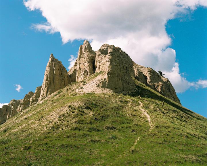 Castle in the sky [Camera and lens unknown, Portra, speed unknown.]