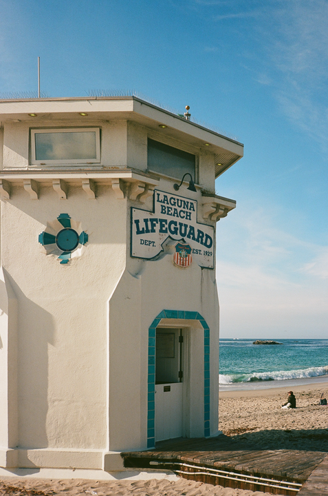 Laguna Beach Lifeguard [Ricoh 35ZF / Ektar 100]