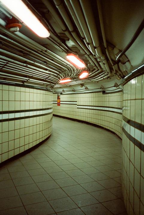 NYC underground / yashica t4 / cinestill 800