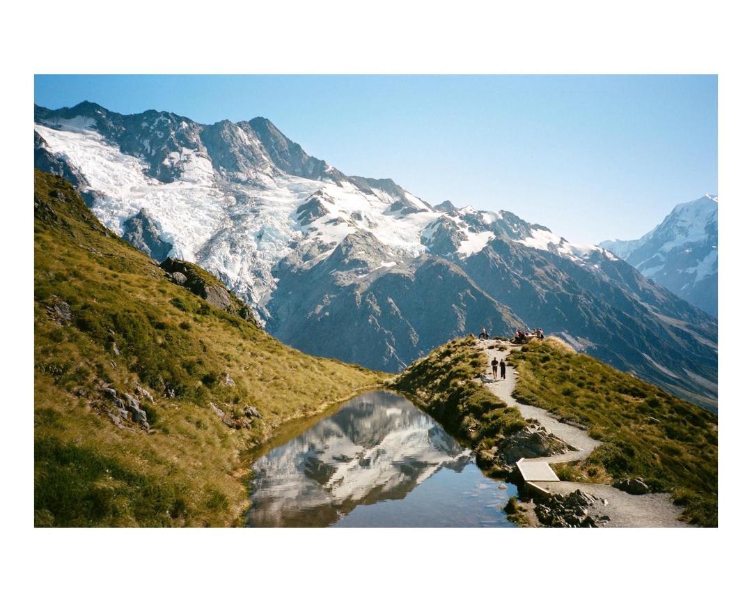 Aoraki Mount Cook, New Zealand | Olympus XA2 vs Mamiya M645 | Portra 400, shot on olympus xa2 with kodak portra 400