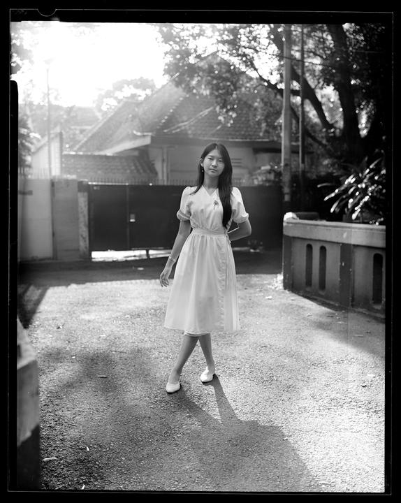 Claire , Linhof Technika IV / Fujinon 135mm f5.6 / Fomapan 200